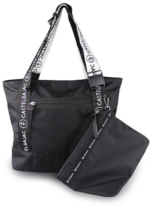 까스텔바작 패커블 숄더백 CSW-157 골프 여행용 가방, 블랙, 1개