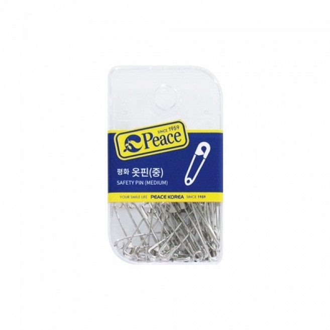 평화 옷핀(중) 피스코리아, 1개