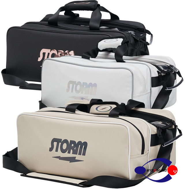 [마이볼링] 2026 스톰 롤링썬더 디럭스 2볼토트백 / 볼링가방 볼링용품, 1개, 솔리드블랙