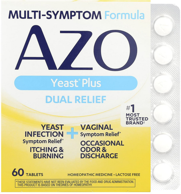 AZO Yeast® Plus 60정, 1개