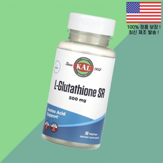 KAL L 글루타치온 글로타치온 클루타치온 글루타티온 L글루타치온 SR 500mg 식물성 베지캡슐 30정 Glutathione 30 VegCaps, 칼 KAL L 글루타치온 글로타치온 클루타치온 글루타티, 1개 - 쿠팡