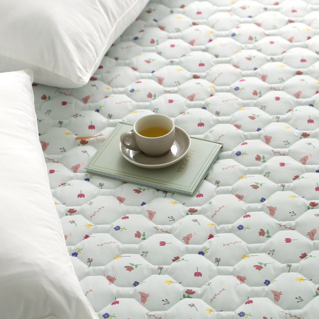 보국 전기매트 전기요 온열매트 1인용 전기장판 싱글 침대 캠핑 달콤한나들이