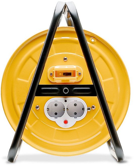 미경전기 2.5SQ 고용량 전선릴 전기릴선, 45m, 누전차단, 1개