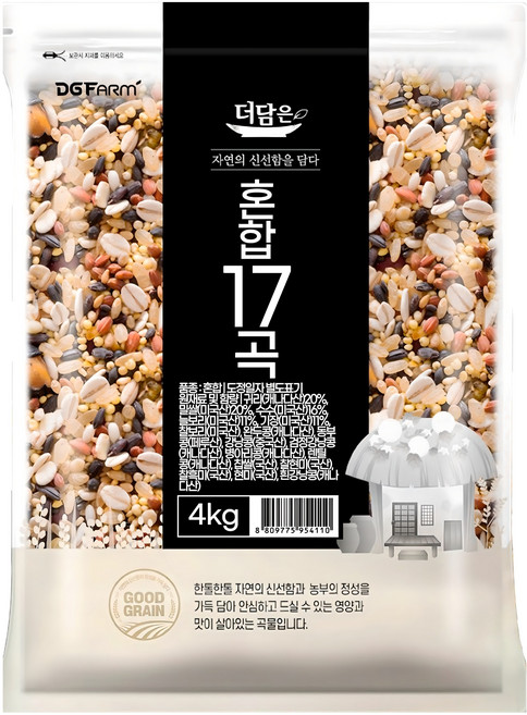 더담은 혼합 17곡, 4kg, 1개