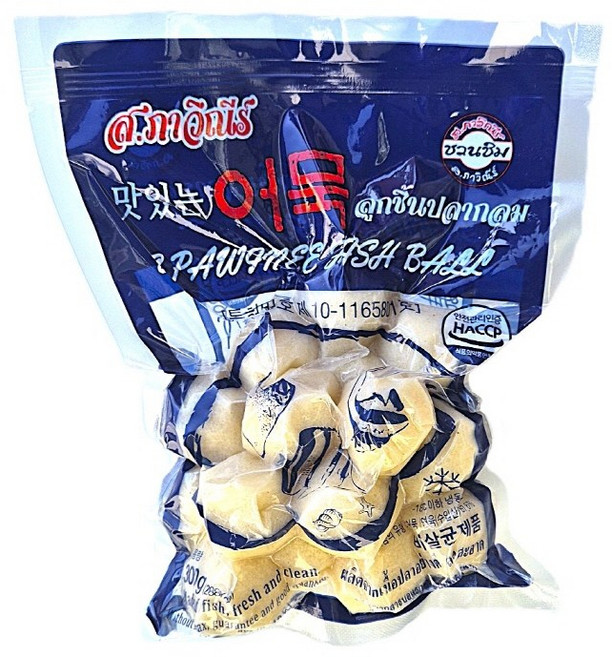 국산 냉동 이싼 룩진빠 피쉬볼 어묵 300g, 1개