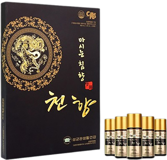 SKK 성균관 생활건강 명품 침향 천향 특허물질 함유 기력 회복, 30개, 20ml