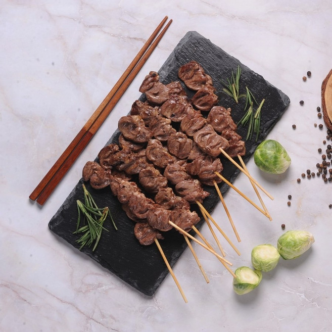 염통꼬치 250g 10개