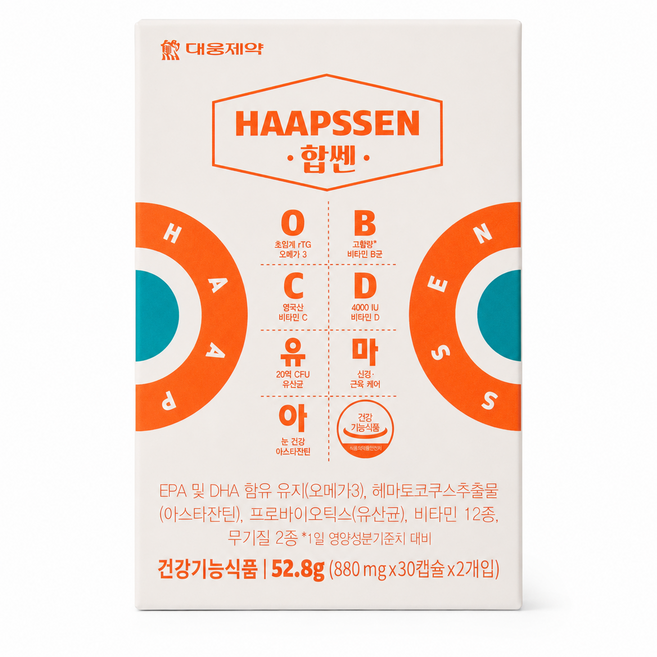 [국내최초 7 IN 1 건기식] 대웅제약 합쎈 오-비-씨-디-유-마-아, 1개, 60정