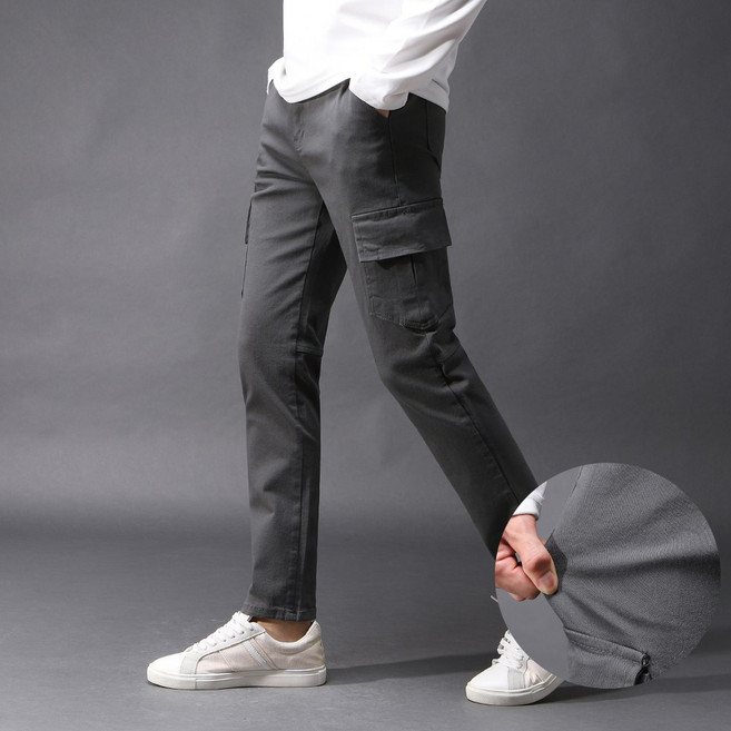 후앙스 하프밴딩 데일리 스판 카고팬츠 FHCP-3818