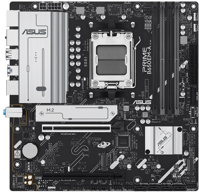 ASUS PRIME B650EM-A 대원씨티에스 AM5 소켓 메인보드, PRIME B650EM-A 대원