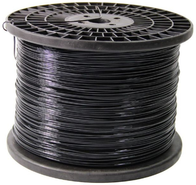 유인줄 수평줄 과수 작물 내림줄 사과나무 가지 토마토 오이 철사 포도 유인끈 대용, 5. 3.0 블랙 1100m, 1개