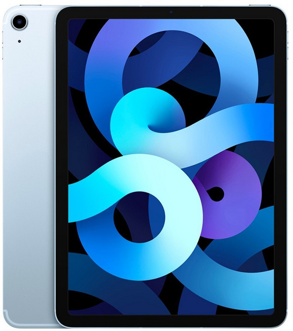 Apple iPad Air 4세대, 스카이 블루, 64GB, Wi-Fi