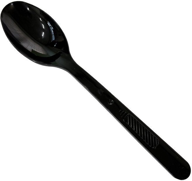 일회용 숟가락 176mm 개별포장 블랙, 1500개, 1박스