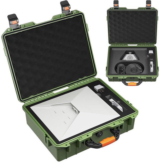 스타링크 미니 케이스 하드 쉘 여행 가방 스타링크 미니 그린 방수 충격 방지 보관함 휴대용 액세서리 보관함