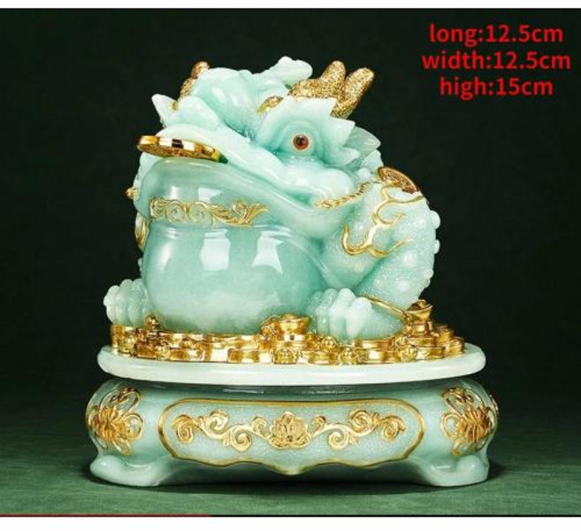 재물운 금두꺼비 돈들어오는 황금두꺼비 황금 두꺼비 장식품 매미 거실 분위기 사무실 책상 가게 선물