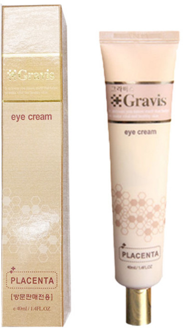 Gravis 蜂王漿胎盤素抗皺眼霜，深層滋養淡化細紋，重現眼周年輕光采, 1個, 40ml
