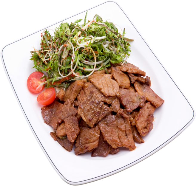 제주 흑돼지 왕갈비 간장양념 홈쿡 캠핑음식, 1개, 1kg