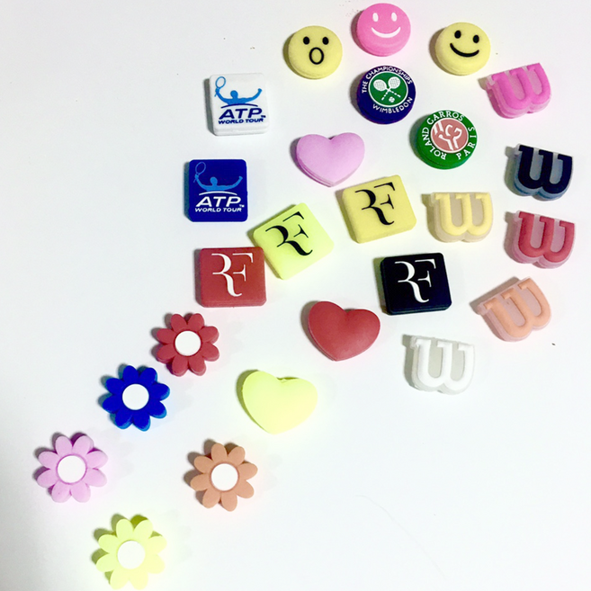 키코마켓 테니스 댐프너 엘보링 진동방지, 1개, W 오렌지