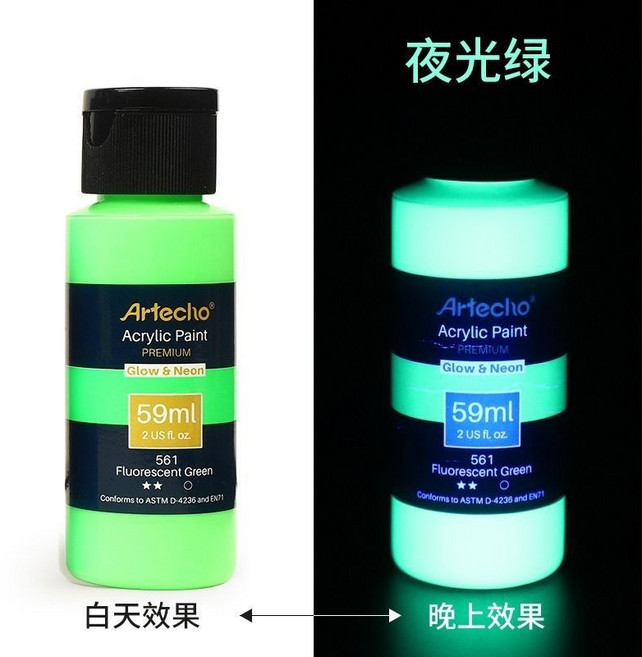 蒙瑪特夜光漆 夜光水性凝膠, 05夜光綠, 1個