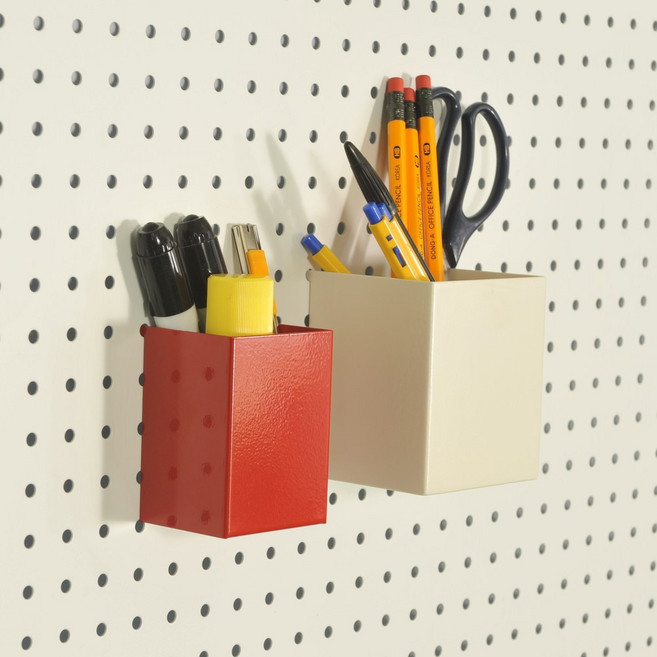 하우징디포 타공판 악세서리 원터치 이동형 미니포켓, 블랙(원터치), 1개