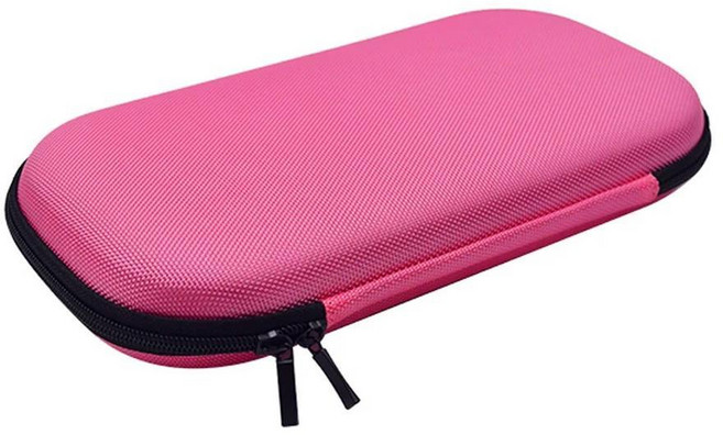 의료 EVA 하드 운반 보관 케이스 메쉬 포켓 청진기 검이경 액세서리 박스 파우치 리트만 옴론 기기, 핑크, 1개