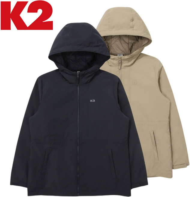 [매장발송]K2 여성 패딩자켓 날씬해보이는 퀼팅안감 방수방풍 간절기 바람막이점퍼