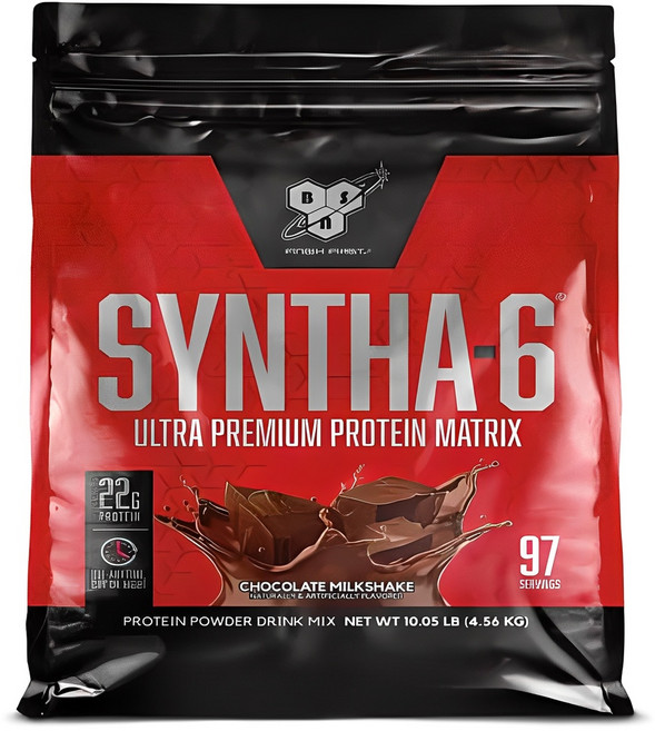 비에스엔 신타-6 프로틴 파우더 드링크 믹스 단백질 보충제 초콜릿 밀크셰이크, 4.56kg, 1개