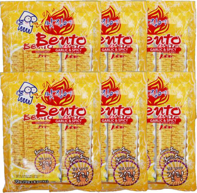 벤토 맛징어 갈릭앤스파이시 12g, 6개