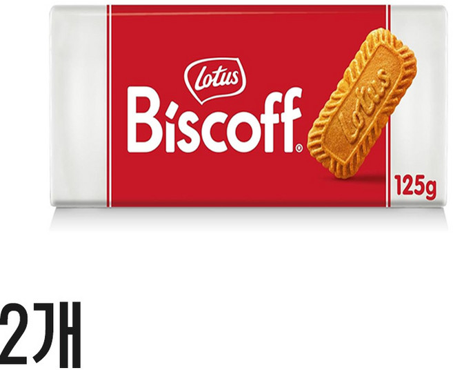 로투스 비스코프 비스켓, 125g, 2개
