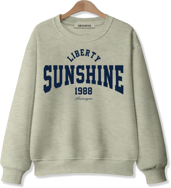 몰토벨리노 [ANSANGSA] 썬샤인 남녀공용 맨투맨 스웨트셔츠