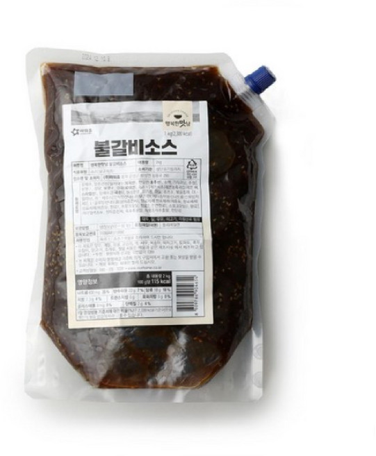 아워홈 행복한맛남 불갈비소스, 1개, 2kg