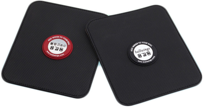 볼윙즈 네오프랜 사각 가죽 볼타월 / 클럽/이니셜 각인 가능/ 볼링 볼타월 / 그립력+기름제거 탁월, 인쇄각인 선택(배송메세지란에 남겨주세요), 블랙, 1개