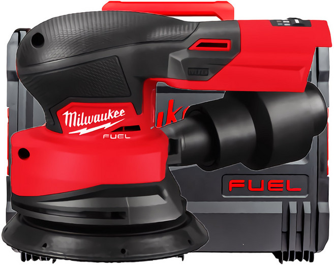 밀워키공식대리점 M18 FROS125 18V 전동 샌딩기 원형 사포 무선 샌더기 충전 연마기 듀얼 액션 샌더 베어툴, 1개