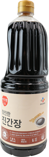 이츠웰 참진한 진간장 1BOX(1.8L X8개), 1.8L, 8개