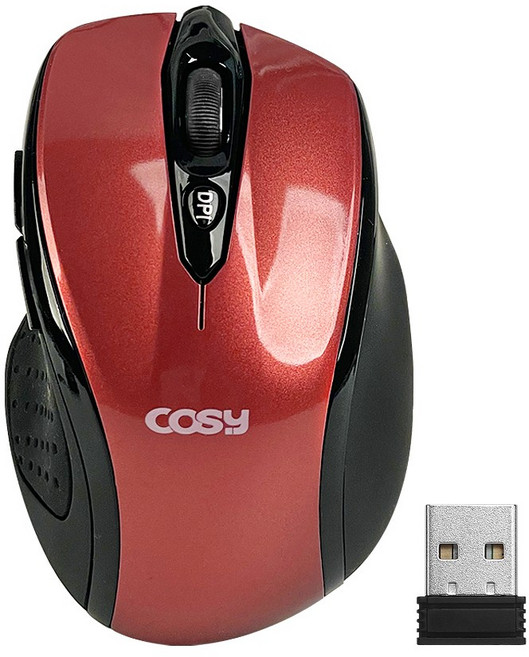 코시 나노 6버튼 무선마우스 (레드), 본상품선택, 본상품선택