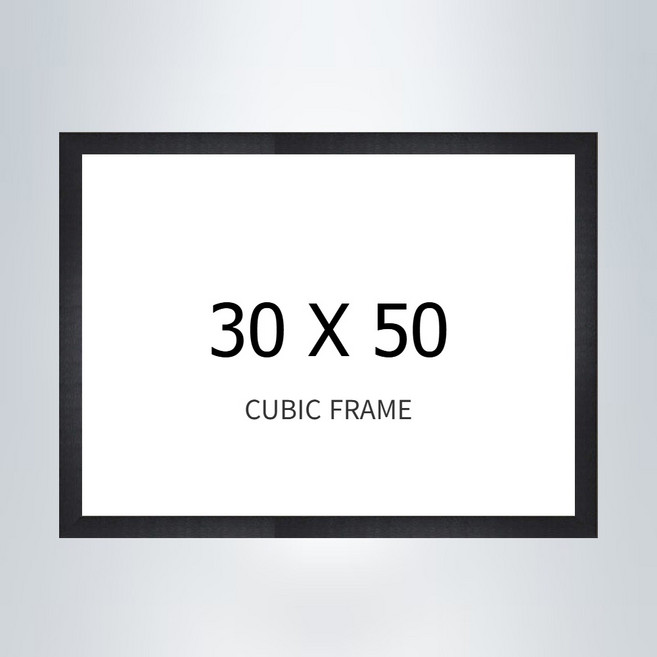 꿈꾸는세상 보석십자수 30x50cm 패브릭 액자, 슬림 우드블랙, 1개, 플라스틱