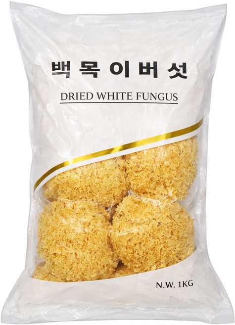 호미자루 흰목이버섯 백목이버섯 1kg, 1개
