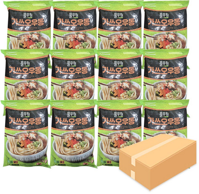 풀무원 가쓰오우동, 422g, 12개