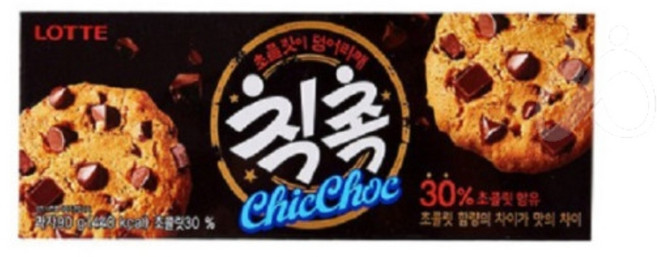 롯데 칙촉 오리지널, 120g, 7개