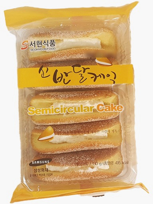 신 반달케익 130g, 4개