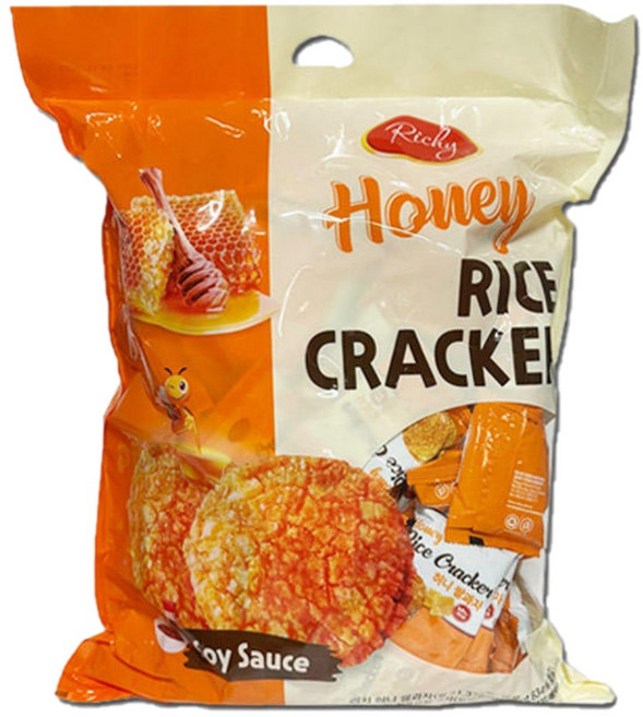 리키 리치 허니 쌀과자, 900g, 1개