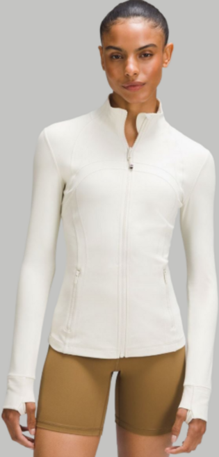 룰루레몬 디파인 재킷 Nulu 여성 슬림핏 Bone 운동 집업 필라테스 러닝 등산 헬스 데일리 운동복 상의 매장판