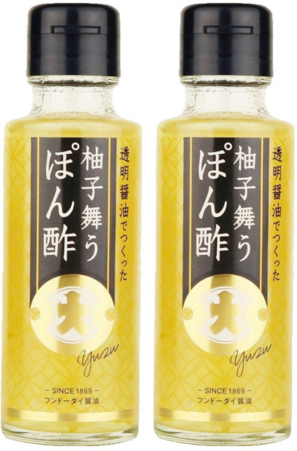 훈도다이 투명간장으로 만든 유자 폰즈, 2개, 100ml