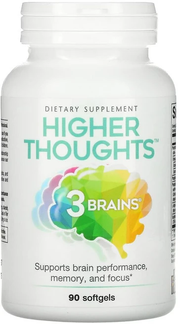 네추럴팩터스 Brains Higher Thoughts 오메가3 포스파티딜세린 카테킨 포스파티딜콜린 - 쿠팡