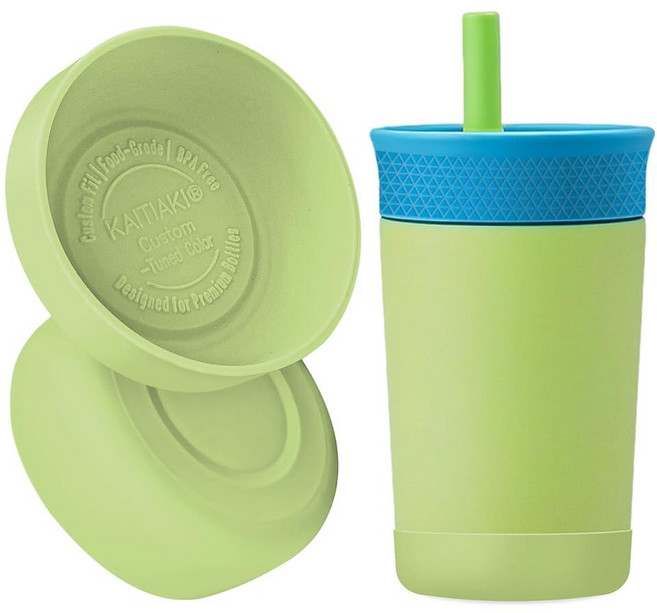 Kaitiaki 2Pcs Silicone Bottle Boot for Owala Kids Water Bottles Compatible with FreeSip 16oz 12oz, Turtley Awesome