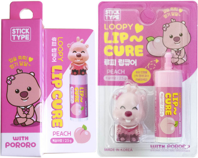 루피 립큐어 복숭아향, 2.5g, 1개