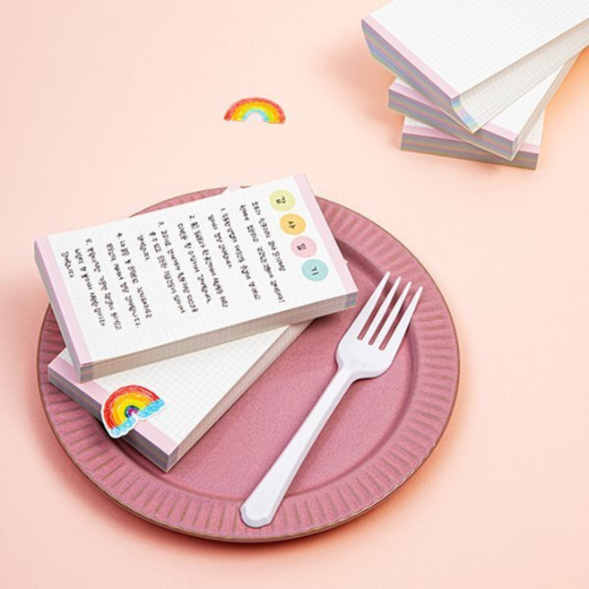 무지개떡 메모패드