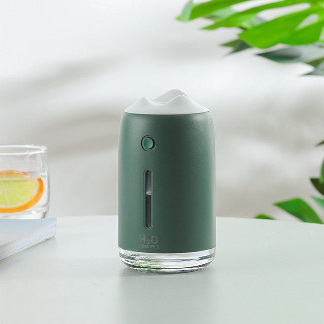 C13 미니 스마트 가습기, 잔설록색, 전기를 꽂다