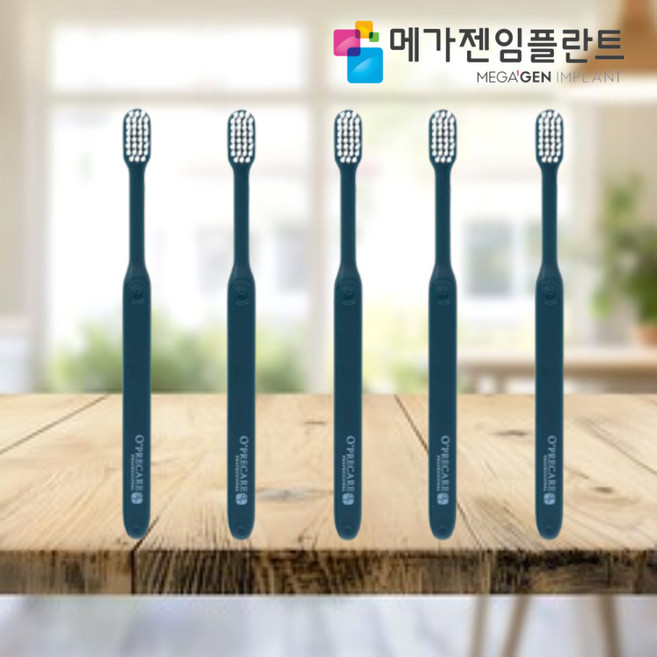 메가젠임플란트 오프리케어 닥터 후은 임플란트 후 전용 칫솔 테트라팁, 1개, 5개입