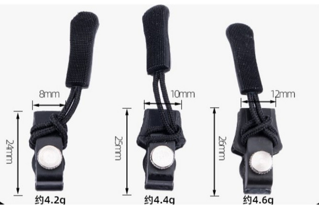 萬能可拆卸式拉鍊頭 DIY拉鍊修復器 免工具替換 中號, 1個